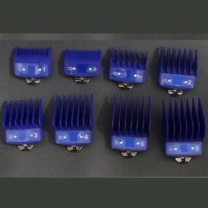 8Pcs Blue Professional Hair Clipper Cutting Guides Combs Fits for Wahl Clippers #8blcgcff