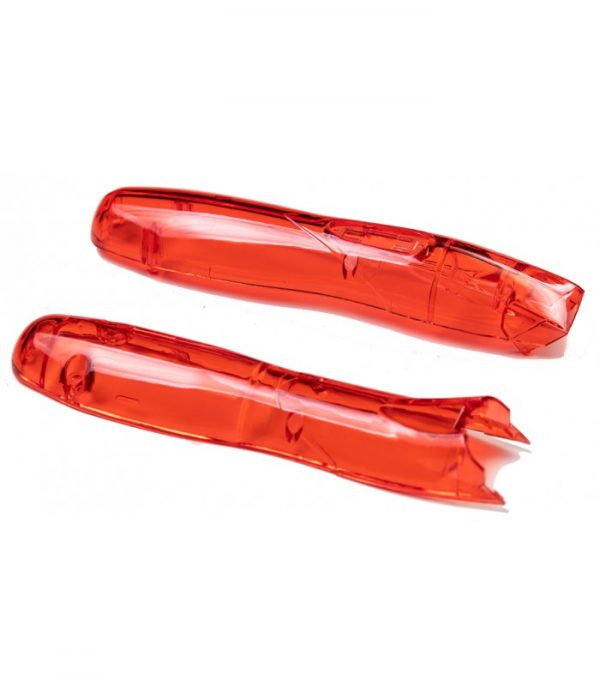 FULL CASE Andis Slimline Pro Li TRANSPARENT RED #fcastr