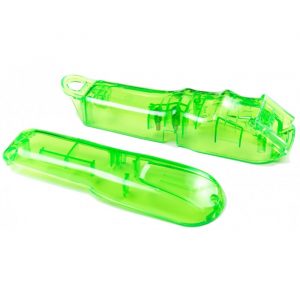 FULL CASE TRANSPARENT GREEN #fctg