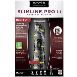Andis Slimline Pro Li T-Blade Trimmer - Andis Nation Edition #32680 (Dual Voltage)